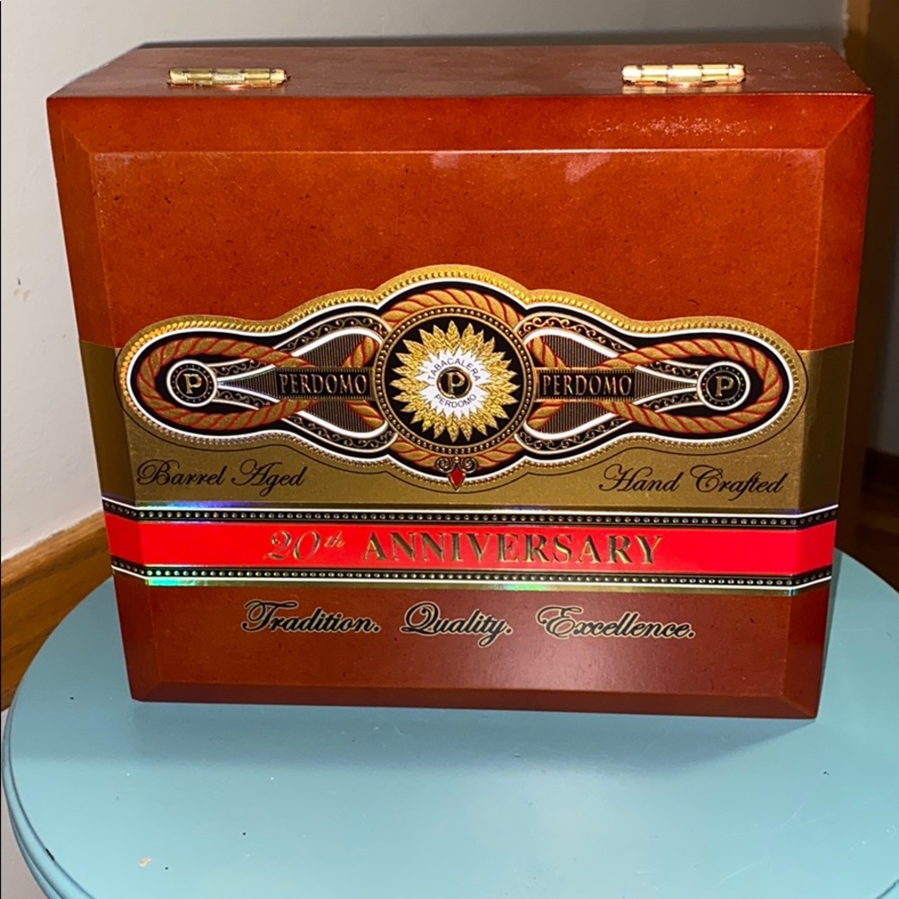 Perdomo 20th anniversary cigar box! Great decor!!